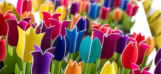 Fleurs en carton composite DISPA®